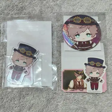 A3! 미나키 츠즈루 아크릴 스탠드 캔뱃지 스티커 세트