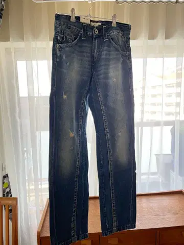 [ 사이즈 W30 L34 ] 에너지 crush 스트레이트 데님