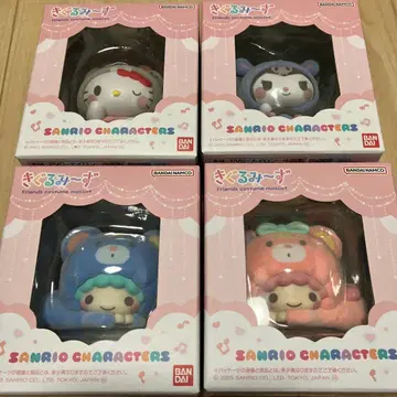 산리오 캐릭터즈 키구리미즈 헬로키티 쿠로미 키키 라라