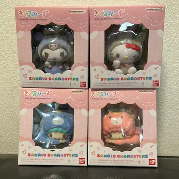 산리오 캐릭터즈 키구리미즈 헬로키티 쿠로미 키키 라라