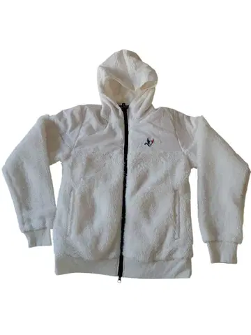 CLUNK 골프웨어 여성용 플리스 자켓 후드 부착