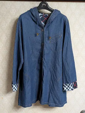 noa-ge T's collection 후드 부착 데님 자켓