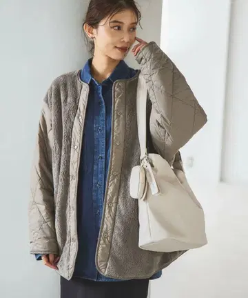 studio CLIP 에서 온 기쁨 인조 가죽 원숄더백 화이트