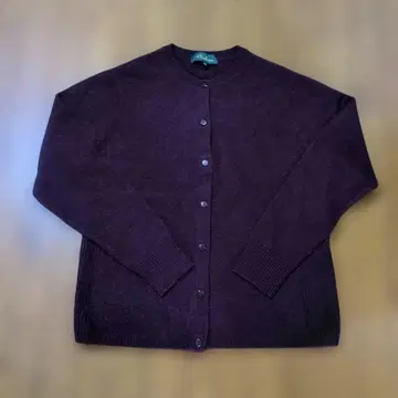 듀알라나(M) 캐시미어 100% 가디건/적갈색