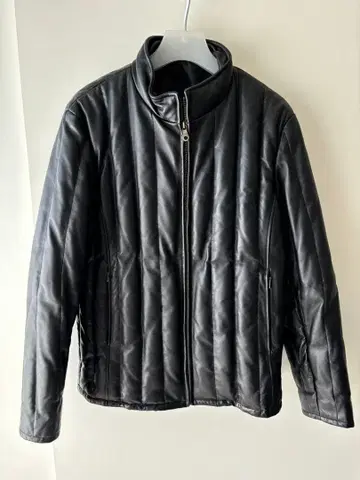 CA DU 모드 다운 가죽 자켓 퀼팅 디자인