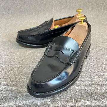 새상품급 리걸 REGAL 2177 코인 로퍼 블랙 25.0cm