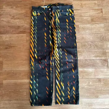 dries van noten 컬러 데님