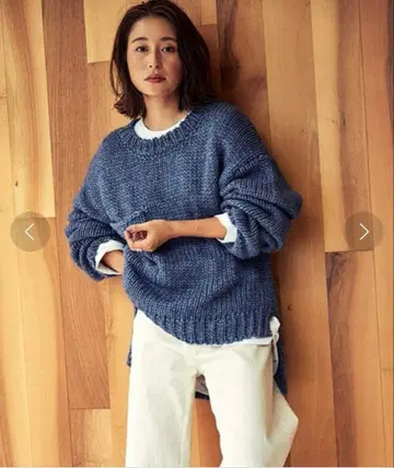 컨디션 최상! CREDONA 포켓 디자인 루즈 니트