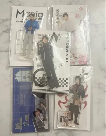 SnowMan 메구로 렌 아크릴 스탠드 5세트