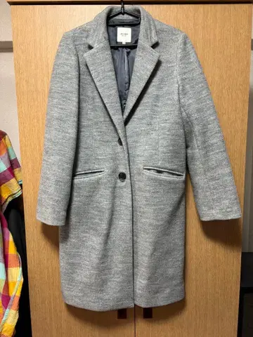 BEAMS HEART 그레이 체스터 코트 M 사이즈