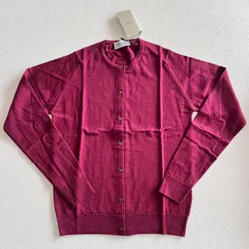 존스메들리 메리노울 가디건 보르도 M 택 포함 미사용품