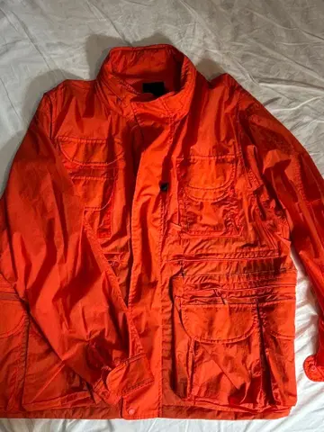 오렌지 나일론 자켓 L 사이즈