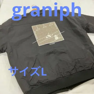 graniph 나일론 리버서블 블루종 블랙x그레이 L #3158
