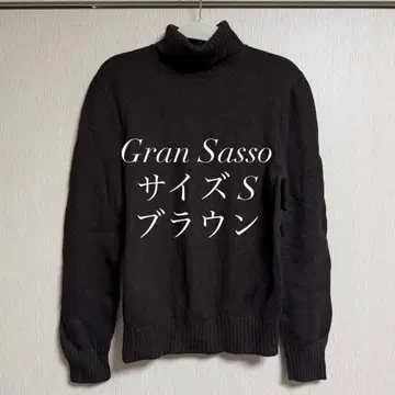 [ 컨디션 최상 ] Gran Sasso 브라운 터틀넥 스웨터 S