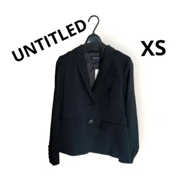 새상품 UNTITLED 블랙 테일러드 자켓 워셔블