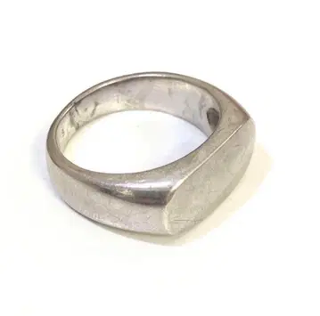 [ 80 ] 실버 반지 남성용 반지 심플 액세서리 시그넷 반지