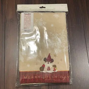 디즈니 리조트 리루린린 페이스 타월 크리스마스