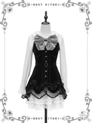 [마녀판매] 종이초롱 블라우스 원피스 jsk