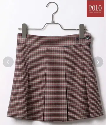 heather 헤더 POLO BCS 체크 플리츠 미니 스커트