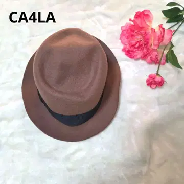 [ 인기 오샤레 CA4LA ] 짙은 갈색 모자 울 햇