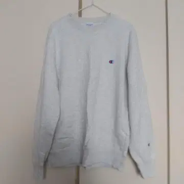 Champion 그레이 크루넥 맨투맨 사이즈 L