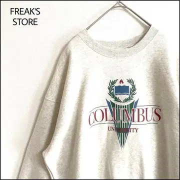 FREAK'S STORE 맨투맨 베이지 오버 사이즈
