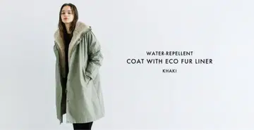 WCJ 에코 퍼 라이너 포함 발수 코트