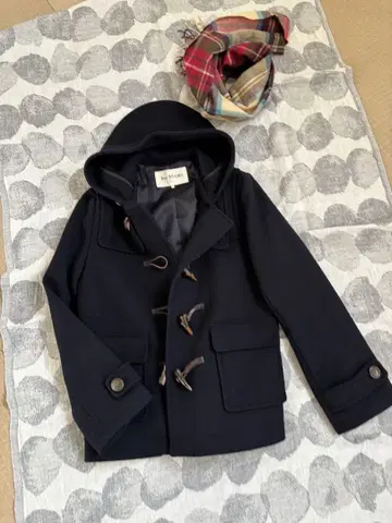 레이빔즈 네이비 숏 더플 코트