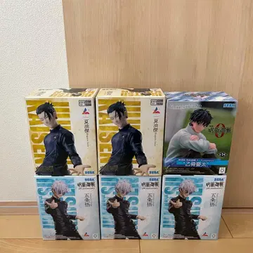 라운드원 한정판 주술회전 피규어 6체 세트