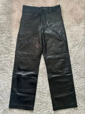 Dries Van Noten 22aw 가죽 팬츠