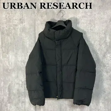 URBAN RESEARCH 스탠드 카라 숏 다운 자켓 36