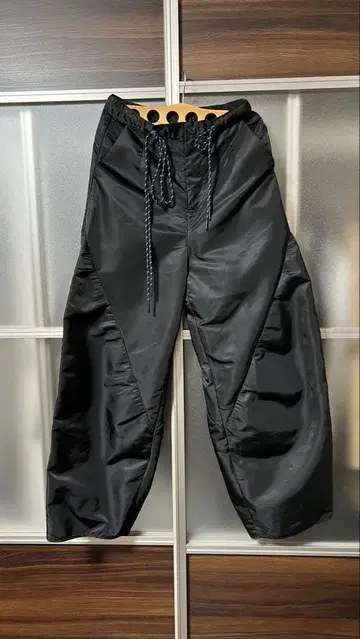 chuckle 블랙 와이드 팬츠