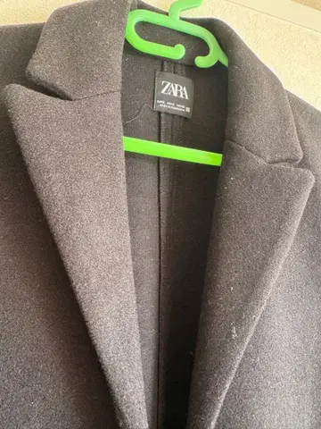 ZARA 블랙 테일러드 자켓 롱 기장