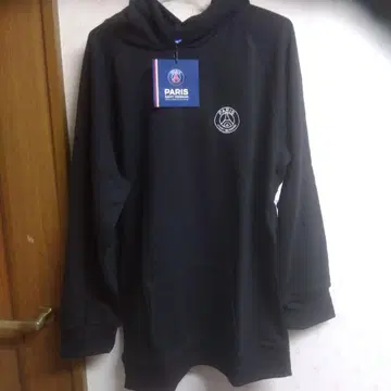 택 포함 새상품 PARIS SAINT-GERMAIN 블랙 후드티