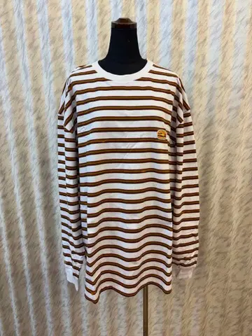 [그라니프] 맥도날드 콜라보 스트라이프 긴팔 XL