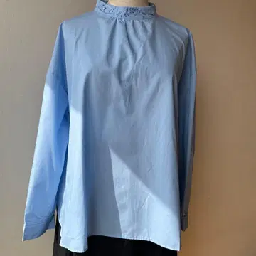 아틀리에 드 사봉 밴드 카라 블라우스 자수