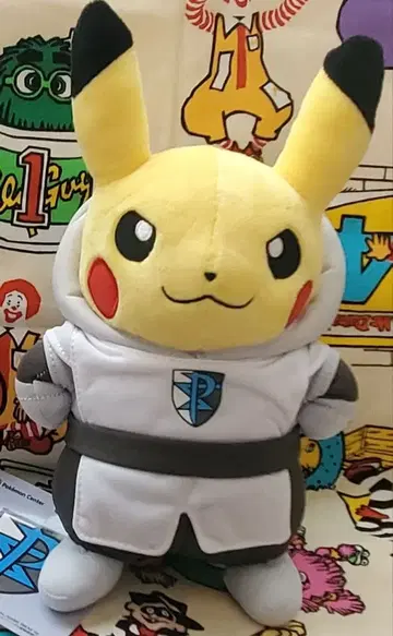 포켓몬 센터 단원 놀이 피카츄 플라스마단 봉제 인형