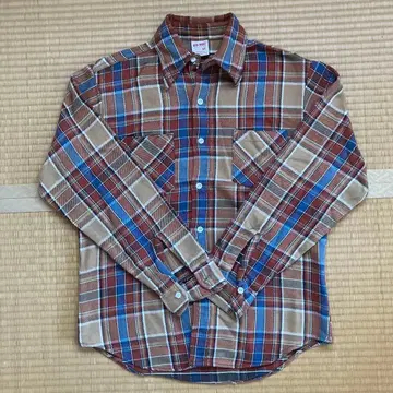 BIG MAC 체크 무늬 플란넬 셔츠