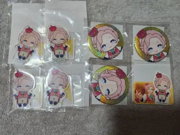 A3! 에스리 무카이 사카 무쿠 아크릴 스탠드 캔뱃지 스티커 세트