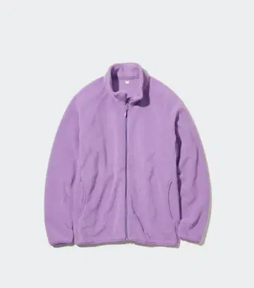 새상품급 유니클로 UNIQLO 플리스 자켓 지퍼 자켓 [ M ] 보라색