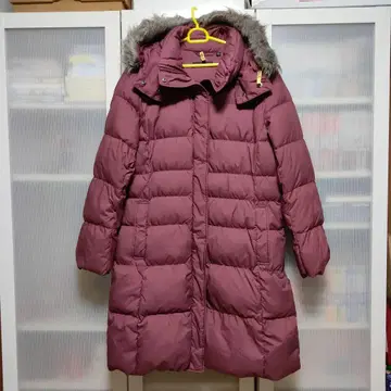 6007 유니클로 라이트웨이트 다운 후디드 코트 XL 사이즈