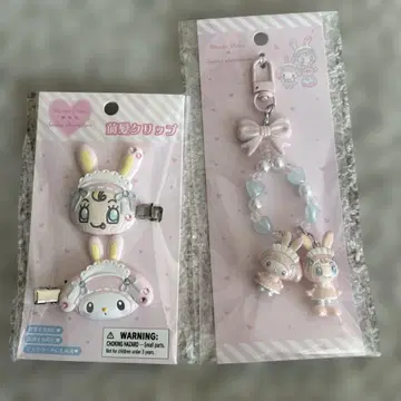 새상품 마이멜로디 페리에짱 앞머리 클립 키링 메조피아노