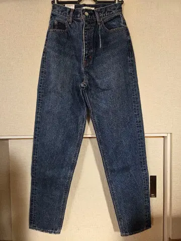 MOUSSY 스트레이트 데님 25 사이즈 다크 블루