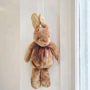 야생 딸기 토끼 봉제 인형 미니백