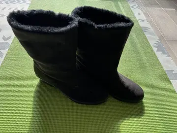 GORE-TEX 탑 드라이 고어텍스 방수 따뜻한 방한 여성용 블랙 부츠