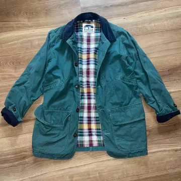 빈티지 Forrestel 캐주얼 체크 헌터 자켓