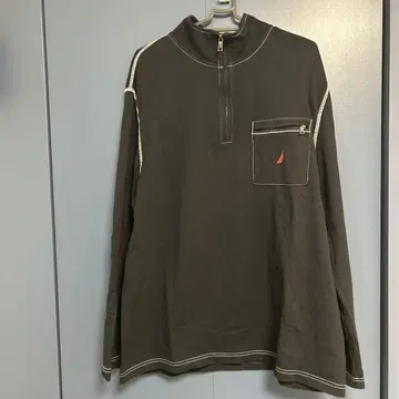 NAUTICA 롱 T셔츠 하프 지퍼 구제 의류 가격 인하 협상 가능