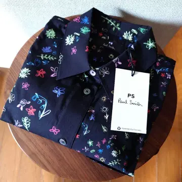 폴스미스 캐주얼 셔츠 긴팔 셔츠 수제 꽃무늬 플라워