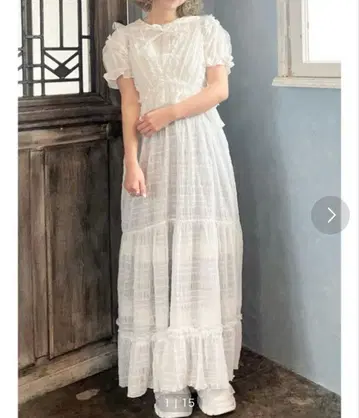 merryjenny 튤 레이어드 원피스