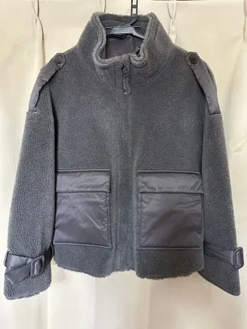 C.C.CROSS 새틴 보아 블루종 38